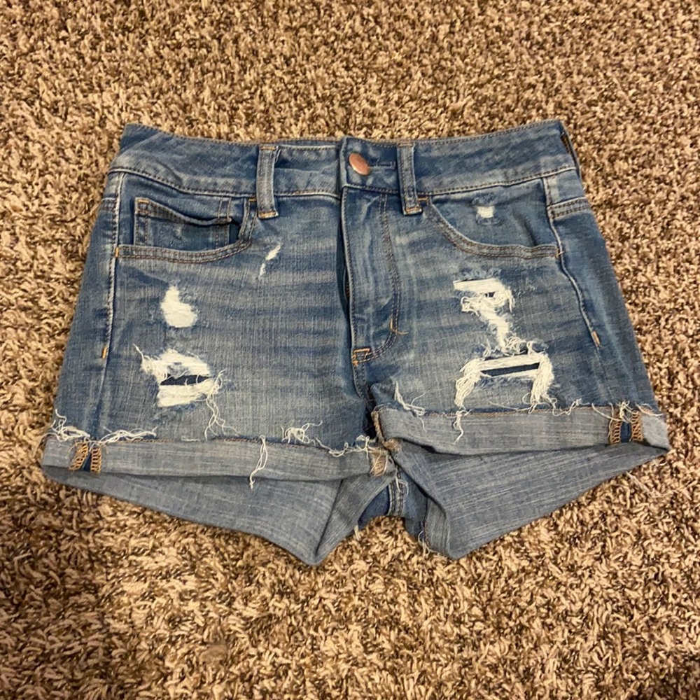 American eagle jean shorts